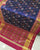 Traditional Hathi Popat Bhat Pink and Blue Single Ikkat Rajkot Patola Saree