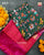 Traditional Hathi Popat Bhat Semi Double Ikat Rajkot Patola Dupatta