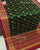 Traditional Hathi Popat Bhat Pink Green Single Ikat Rajkot Patola Saree