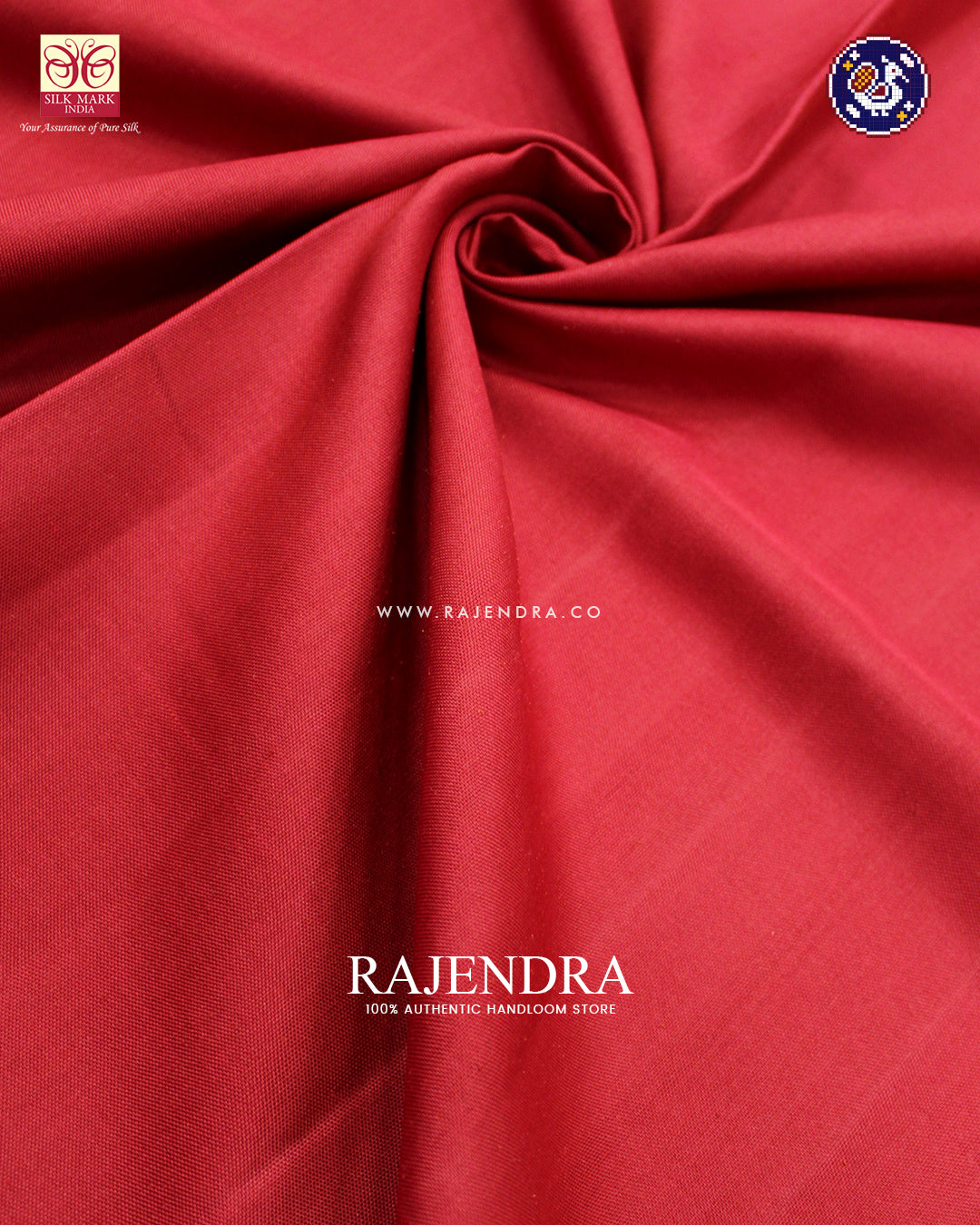 Traditional Hathi Popat Design Gala Border Red Ikat Rajkot Patola Saree