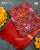 Traditional Hathi Popat Design Red Semi Double Ikat Rajkot Patola Dupatta