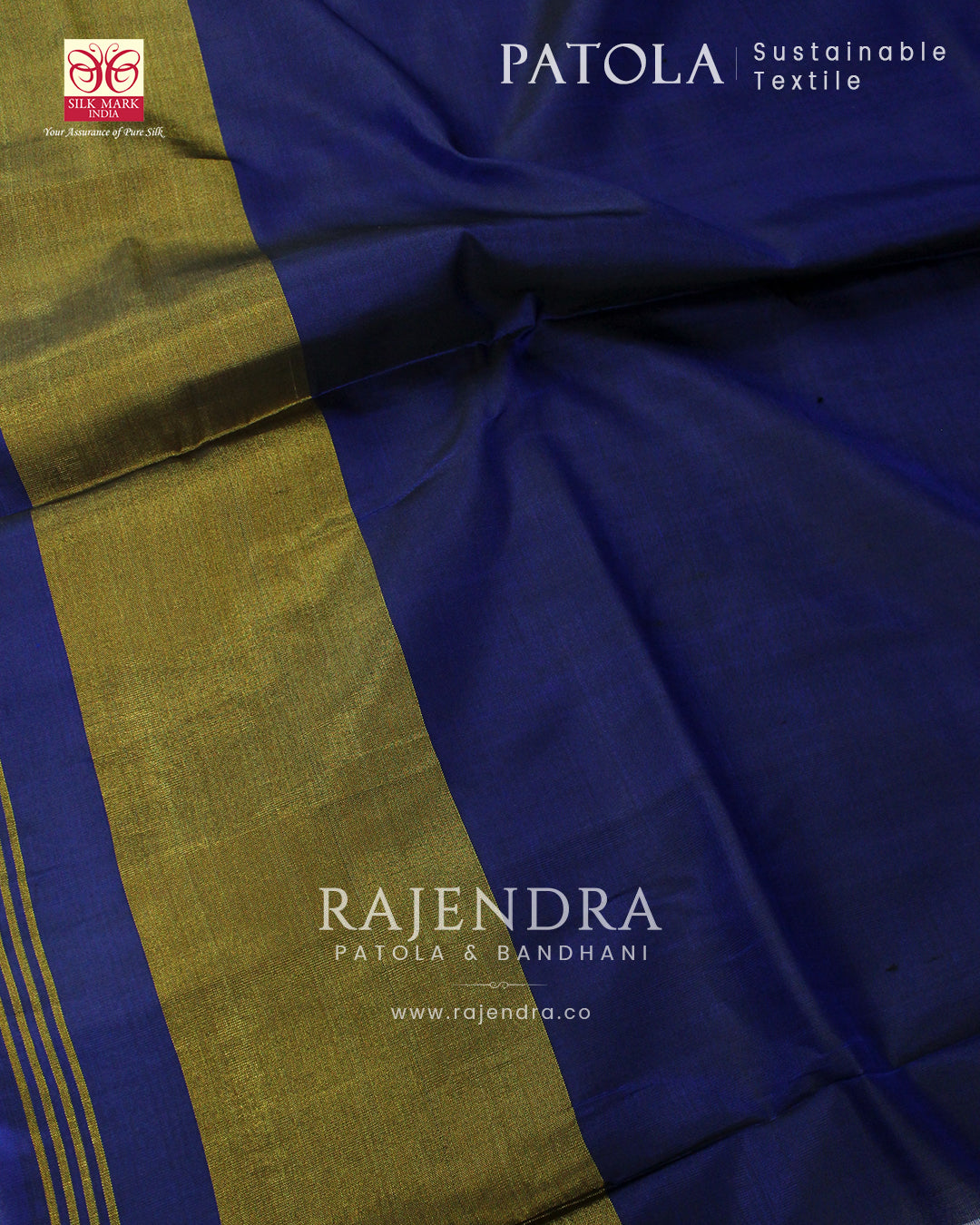Traditional Hathi Popat Peach Blue Single Ikat Rajkot Patola Saree