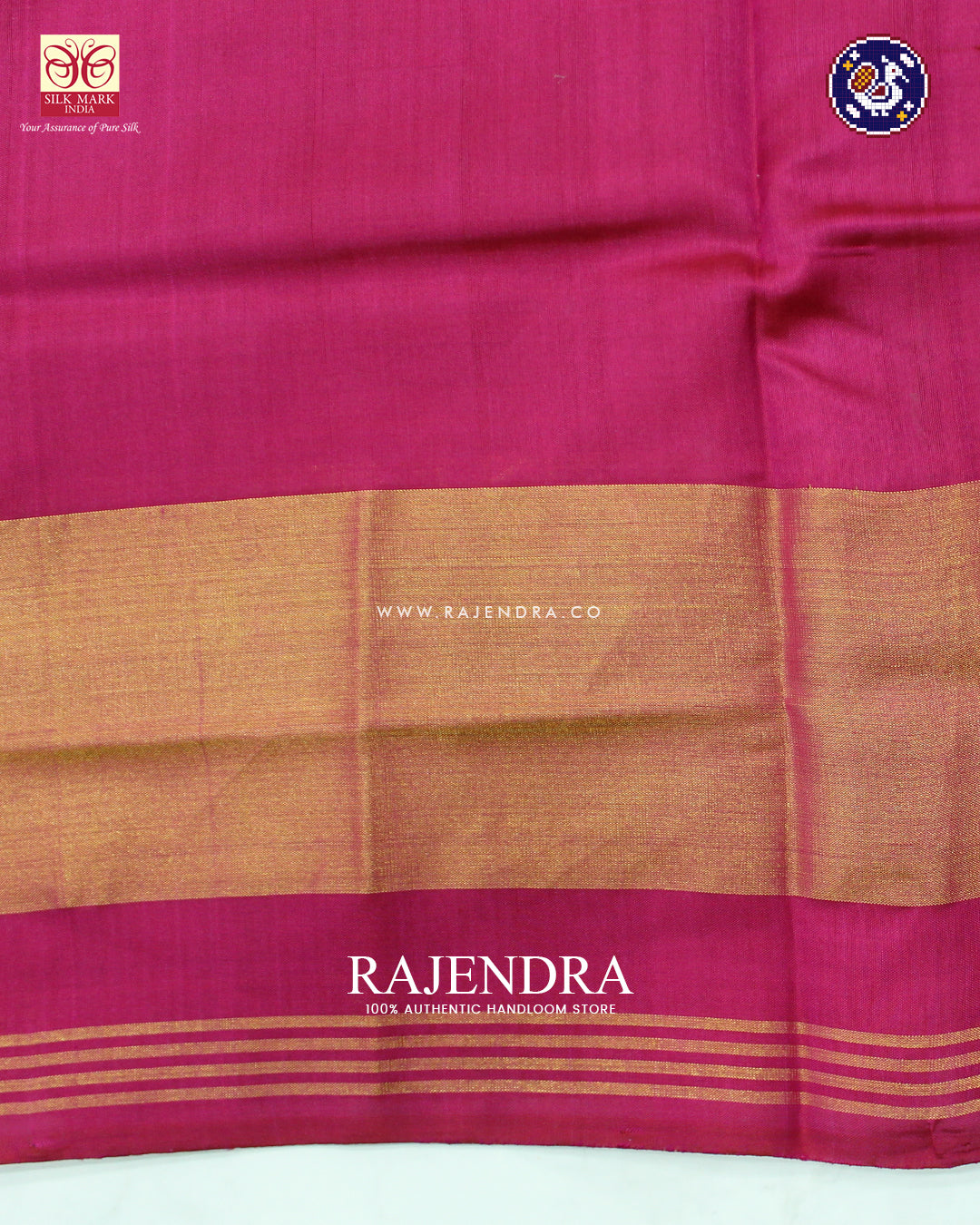 Traditional Hathi Popat Design Pink and Green Rajkot Patola Saree
