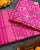 Traditional Hathi Popat Pink Single Ikat Rajkot Patola Dupatta
