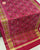 Handwoven Hathi Popat Bhat Pink Single ikkat Rajkot Patola Saree