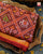 Traditional Hathi Popat Bhat Red and Maroon Semi Double Ikat Rajkot Patola Saree