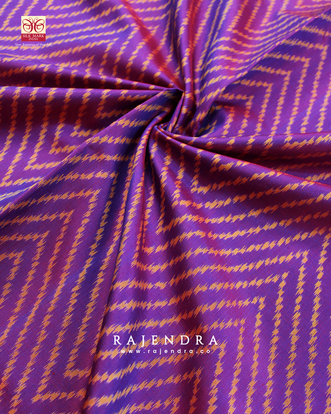 Exclusive Laheriya Bhat Single Ikat Rajkot Patola Saree