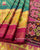 Exclusive Laheriya Bhat Pink and Rama Green Single Ikat Rajkot Patola Saree