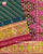 Exclusive Laheriya Bhat Pink and Rama Green Single Ikat Rajkot Patola Saree