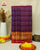 Exclusive Laheriya Bhat Red and Purple Single Ikat Rajkot Patola Saree