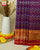 Exclusive Laheriya Bhat Red and Purple Single Ikat Rajkot Patola Saree
