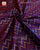 Exclusive Laheriya Bhat Red and Purple Single Ikat Rajkot Patola Saree