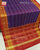 Exclusive Laheriya Bhat Red and Purple Single Ikat Rajkot Patola Saree