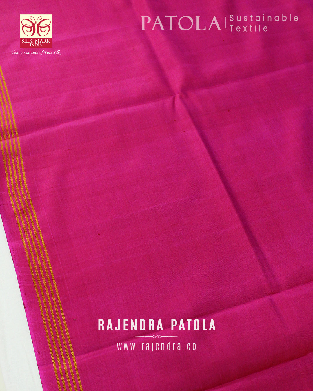 Exclusive Laheriya Bhat Semi Double Weave Rajkot Patola Saree