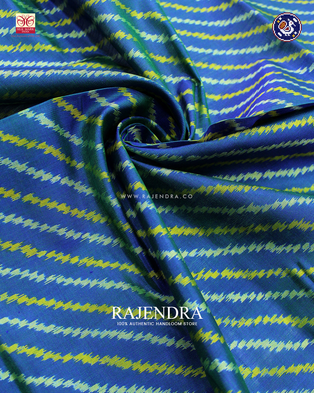 Exclusive Laheriya Design Light Blue Rajkot Patola Dupatta