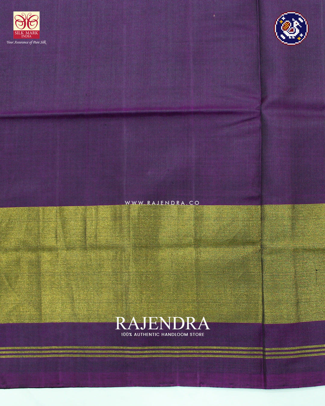 Traditional Laheriya Hathi Popat Design Magenta Rajkot Patola Saree