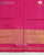 Traditional Laheriya Hathi Popat Pink Purple Single Ikat Rajkot Patola Saree