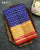 Exclusive Laheriya Bhat Red and Blue Single Ikat Rajkot Patola Saree