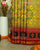 Traditional Navratna Bhat Red and Yellow Semi Double Weave Rajkot Patola Saree