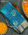 Exclusive Hathi Popat Design Light Blue Single Ikat Rajkot Patola Saree