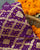Traditional Khadi Georgette Purple Banarasi Bandhani Saree