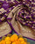 Traditional Khadi Georgette Purple Banarasi Bandhani Saree