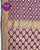 Traditional Khadi Georgette Purple Banarasi Bandhani Saree