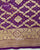 Traditional Khadi Georgette Purple Banarasi Bandhani Saree