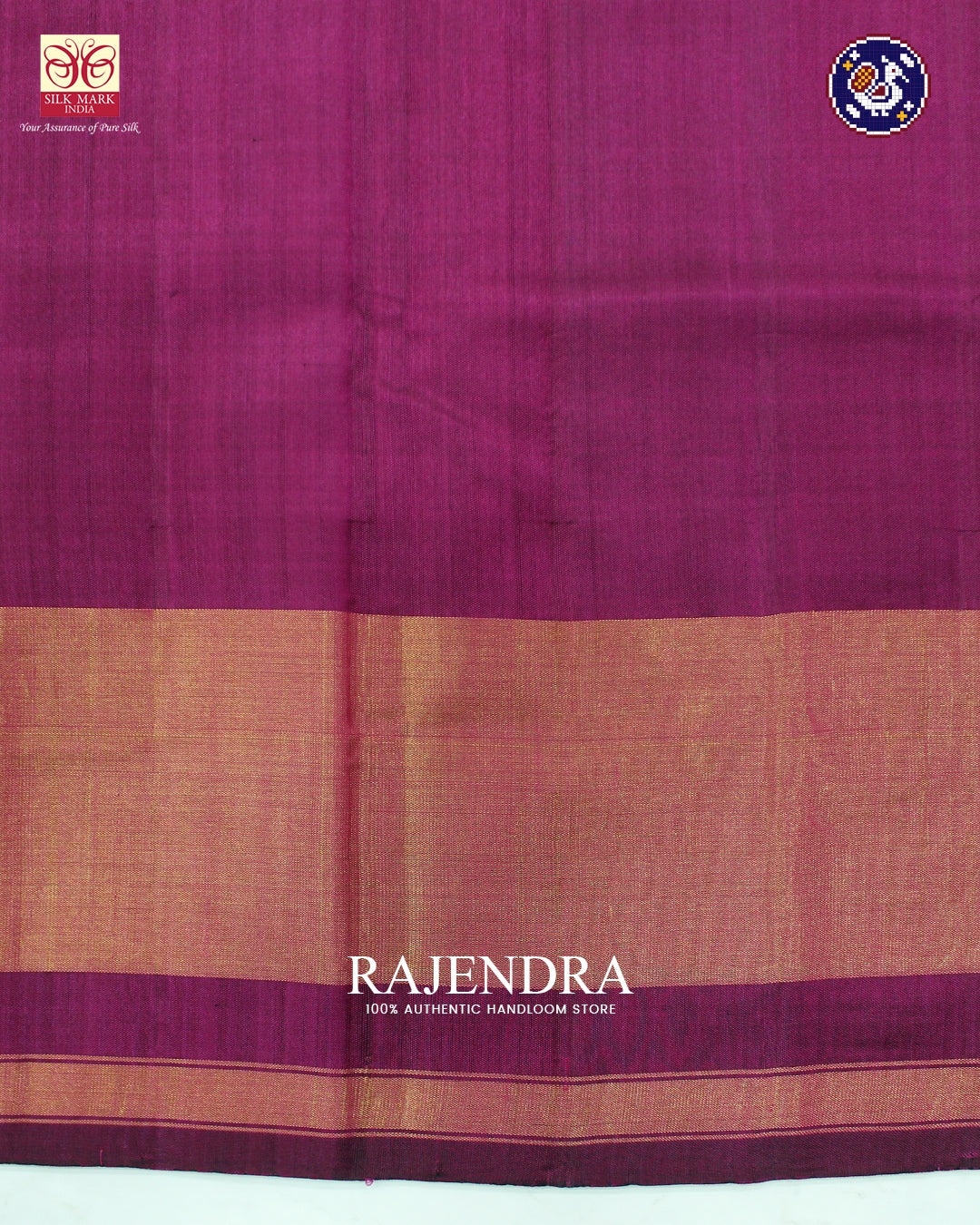 Traditional Manekchowk Design Magenta Pink Rajkot Patola Saree