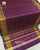 Traditional Sakali Bhat Magenta Single Ikat Rajkot Patola Saree