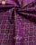 Traditional Sakali Bhat Magenta Single Ikat Rajkot Patola Saree