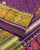 Traditional Sakali Bhat Magenta Single Ikat Rajkot Patola Saree