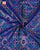Traditional Manekchowk Bhat Blue Single Ikat Rajkot Patola Saree