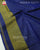 Traditional Manekchowk Bhat Blue Single Ikat Rajkot Patola Saree