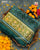 Traditional Manekchowk Rama Green Single Ikat Rajkot Patola Saree