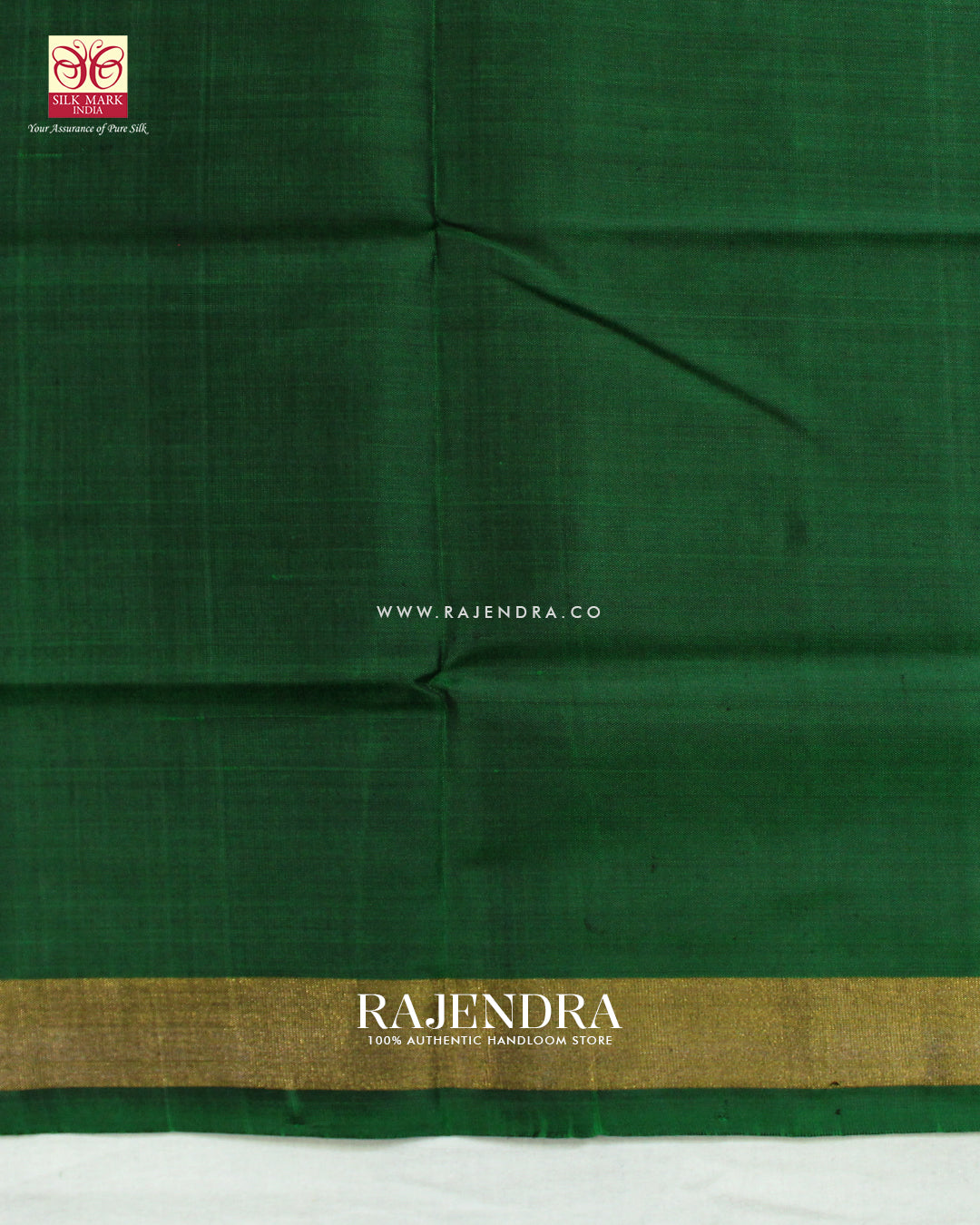 Traditional Manekchowk Design Green Single Ikat Rajkot Patola Saree