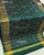 Traditional Manekchowk Rama Green Single Ikat Rajkot Patola Saree