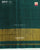 Traditional Manekchowk Rama Green Single Ikat Rajkot Patola Saree