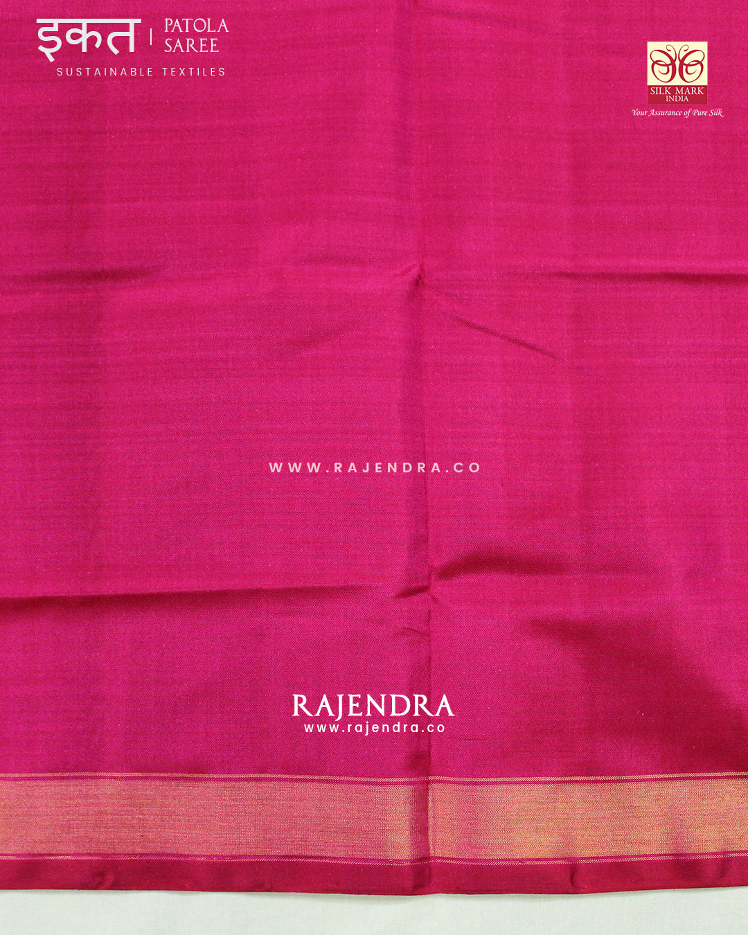 Traditional Manekchowk Mix Pink and Purple Single Ikat Rajkot Patola Saree