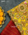 Traditional Manekchowk Red and Yellow Semi Double Ikat Rajkot Patola Dupatta
