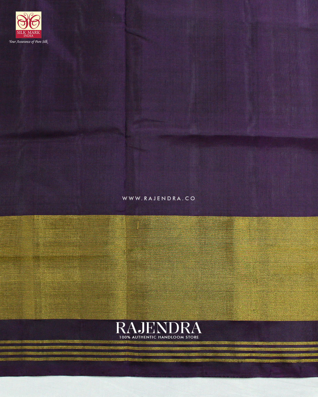 Traditional Navratna Design Purple and Blue Single Ikat Rajkot Patola Saree