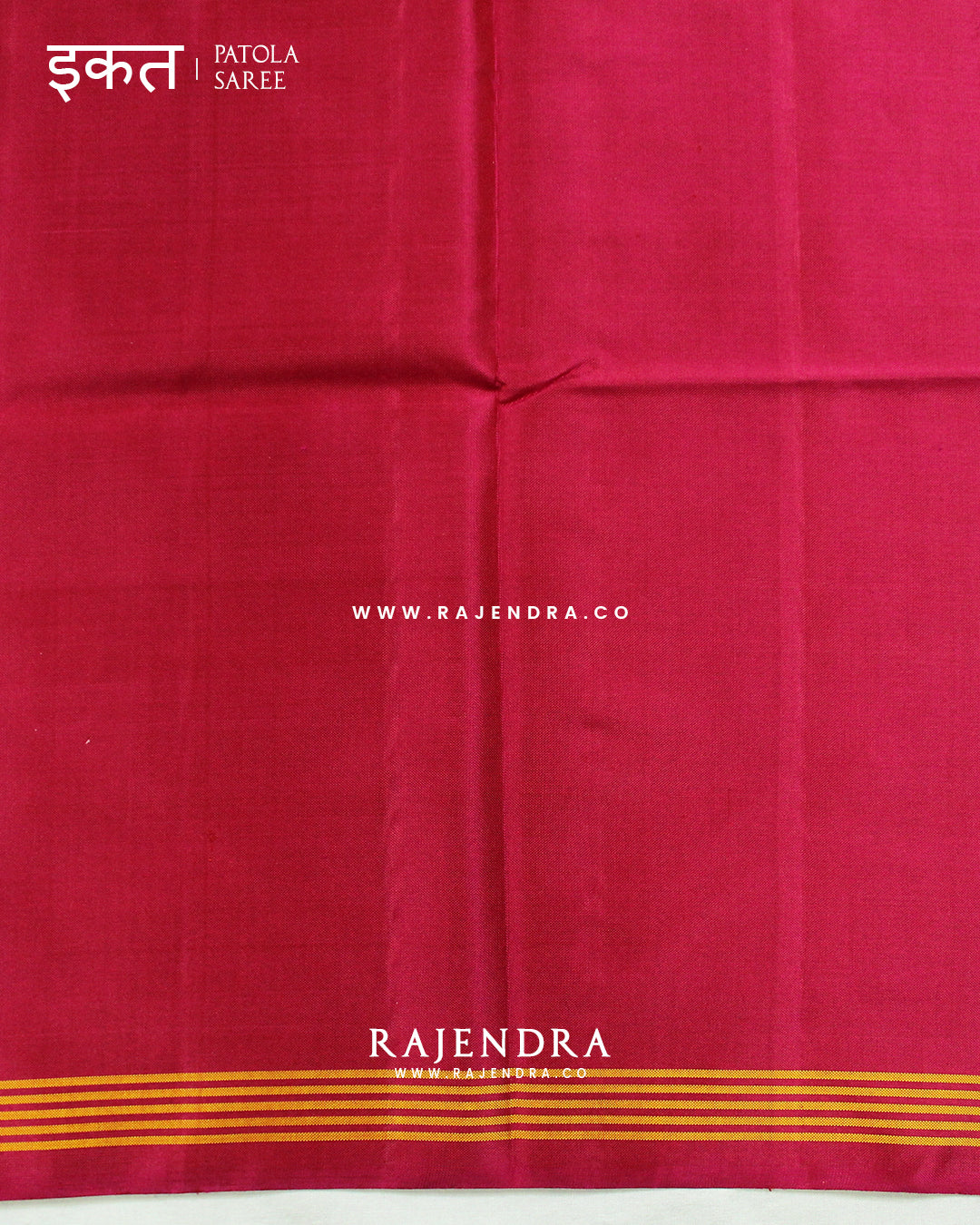 Traditional Manekchowk Design Pink Semi Double Ikat Rajkot Patola Saree