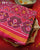 Traditional Manekchowk Design Pink Semi Double Ikat Rajkot Patola Saree