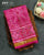 Traditional Manekchowk Design Pink Single Ikat Rajkot Patola Saree