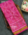 Traditional Manekchowk Design Pink Single Ikat Rajkot Patola Saree