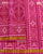 Traditional Manekchowk Design Pink Single Ikat Rajkot Patola Saree