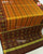 Exclusive Laheriya Design Maroon mustard Single Ikat Rajkot Patola Saree