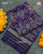 Traditional Navratna Design Dark Purple Single Ikat Rajkot Patola Dupatta