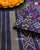 Traditional Navratna Design Dark Purple Single Ikat Rajkot Patola Dupatta