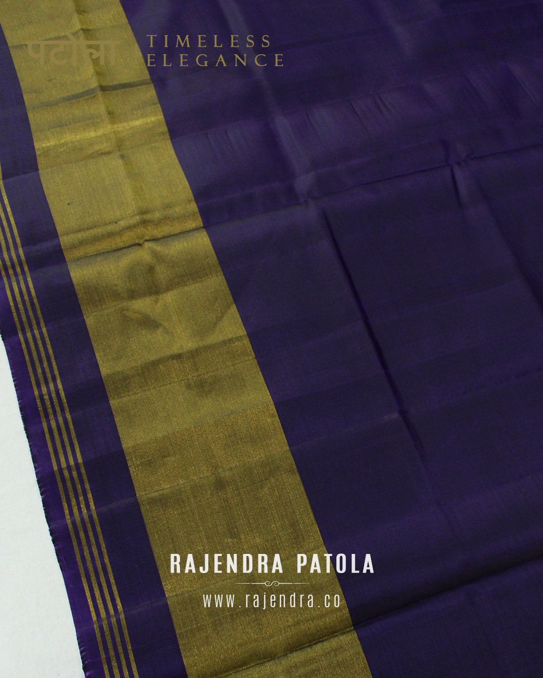 Traditional Navratna Bhat purple Single Ikat Rajkot Patola Saree